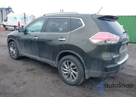 2015 Nissan Rogue Sl z USA, uszkodzony, nr VIN 5N1AT2MV0FC879953